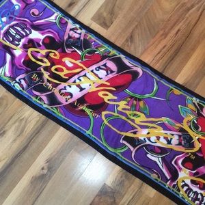 Vintage Ed Hardy By: Christian Audigier Scarf